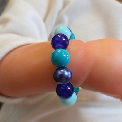 Armband mit Glasperlen