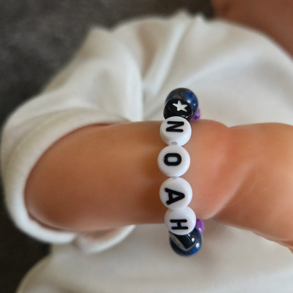 Armband mit Natursteinperlen