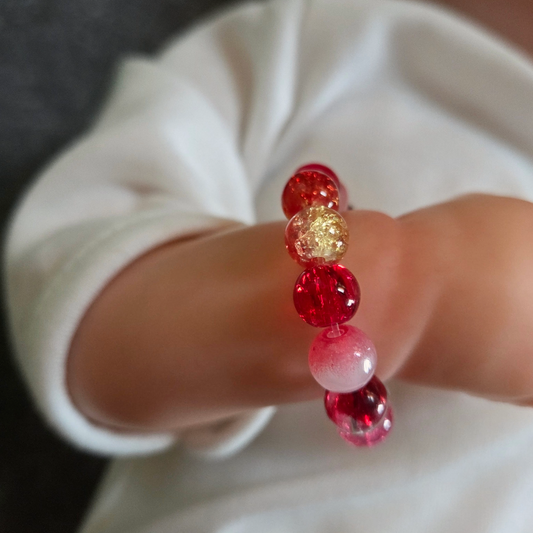 Armband mit Glasperlen