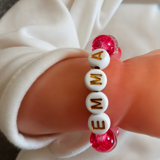Armband mit Glasperlen