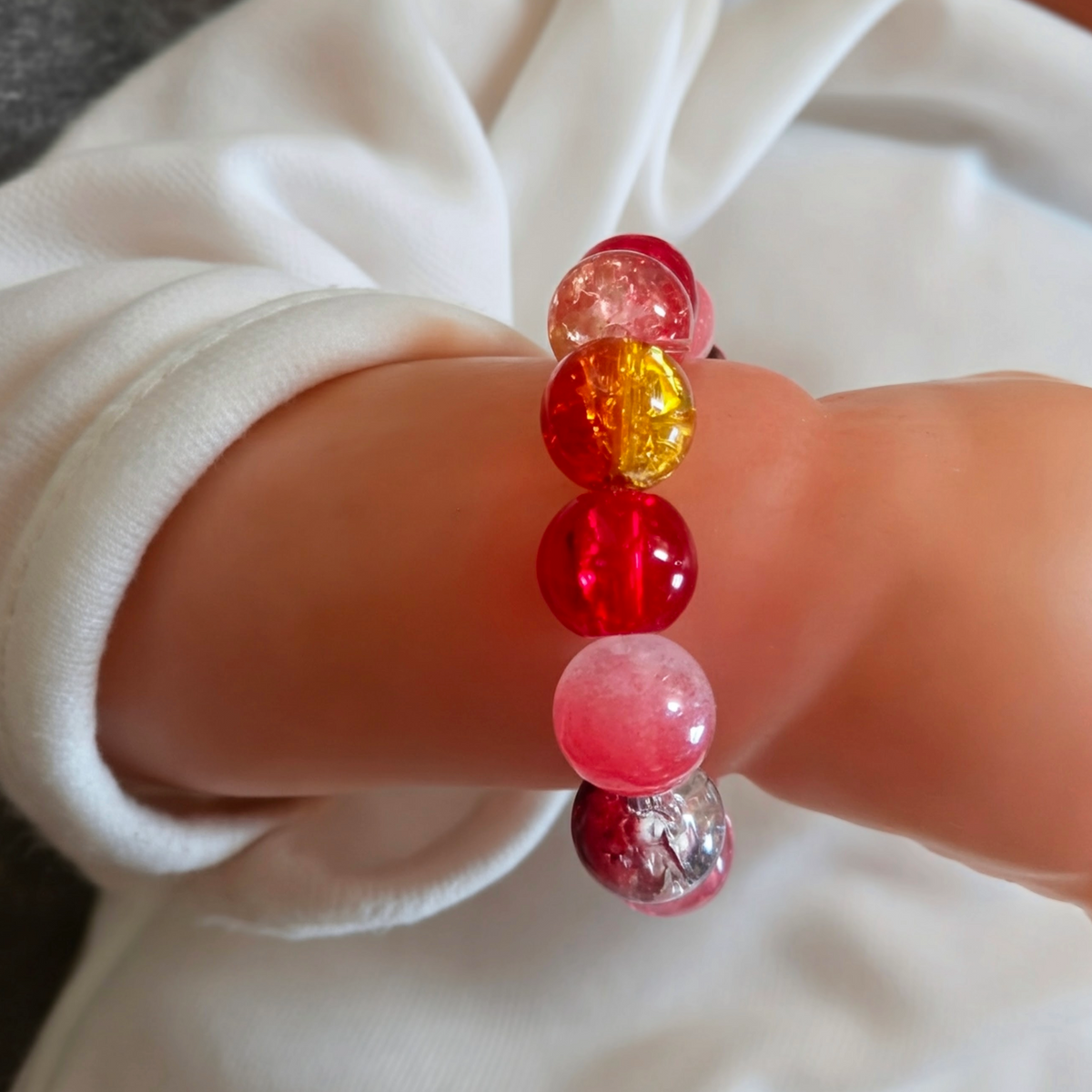 Armband mit Glasperlen