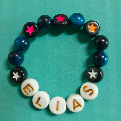 Armband mit Natursteinperlen